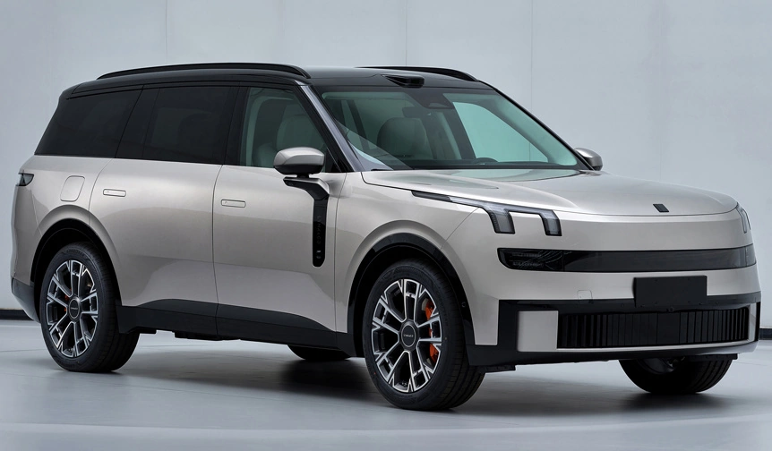 领克 900 旗舰 SUV 展车到店：车长超 5.2 米，二季度上市