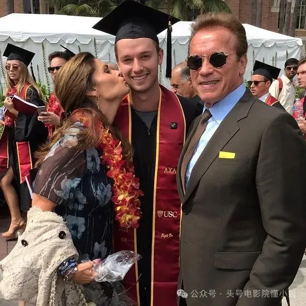 施瓦辛格大儿子拍戏，帅得不像他！和保姆的私生子，连肌肉都一样