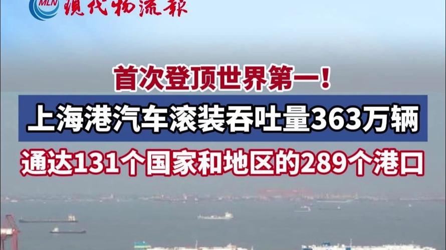 上海港汽车吞吐量跃居世界第一