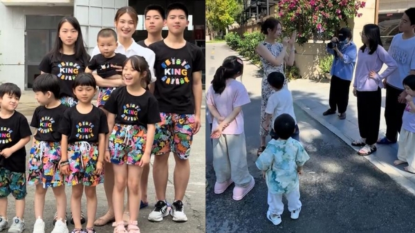 一年生一个！92年宝妈连生9娃 宝爸想凑齐12生肖